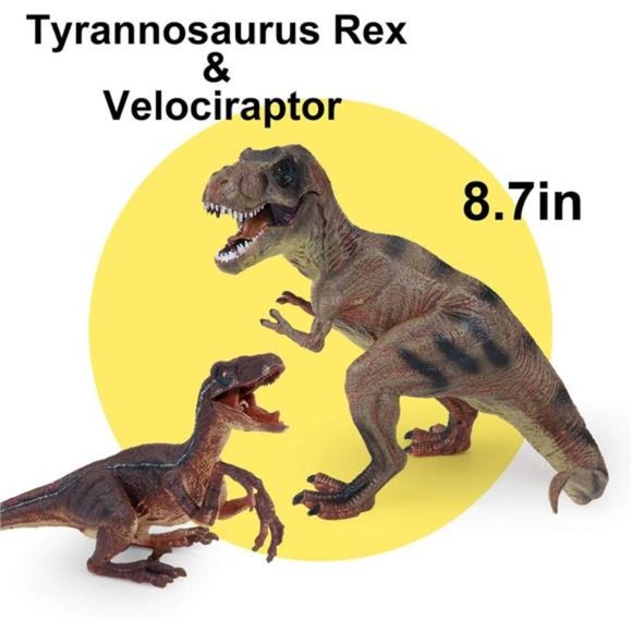 5PCS Jumbo Dinosaur Set,13" Realistic Looking Dinosaur Toys for Kids Party Gift - Picture 5 of 6